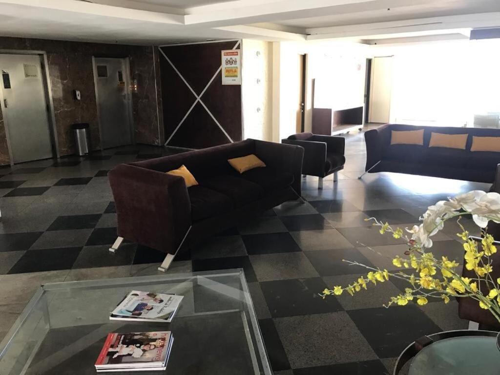 605 Flat Mobiliado Com Vista Lateral Mar Na Praia De Iracema Com Ventilador Φορταλέζα Εξωτερικό φωτογραφία
