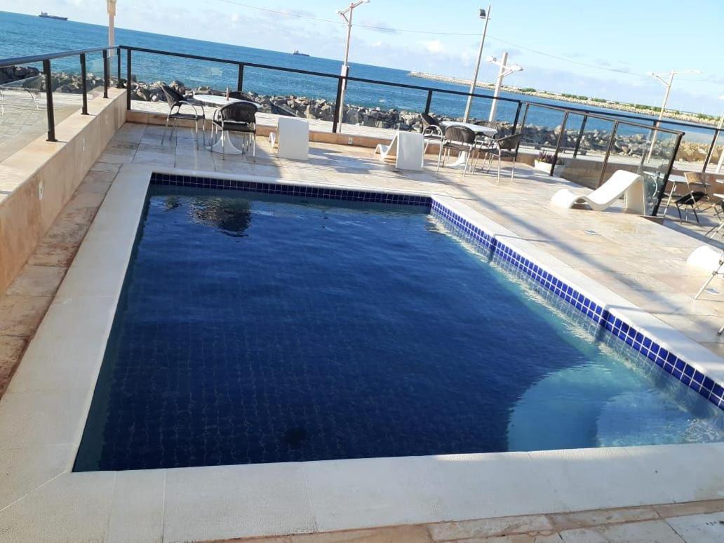 605 Flat Mobiliado Com Vista Lateral Mar Na Praia De Iracema Com Ventilador Φορταλέζα Εξωτερικό φωτογραφία